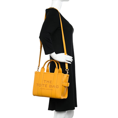 Marc Jacobs Grained Calfskin Small The Tote Bag Artisan Gold 2 of 10