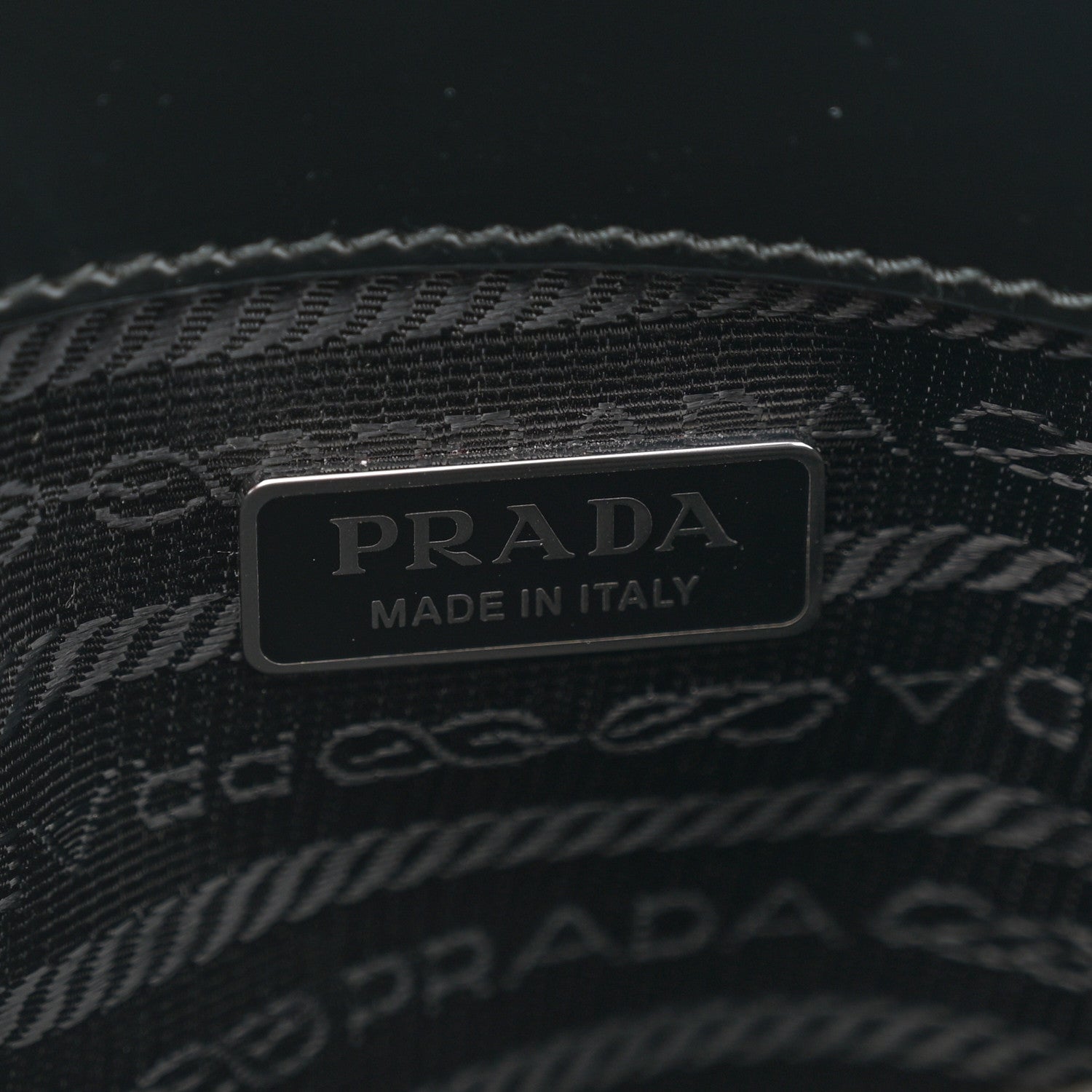 Prada Spazzolato Mini Re-Edition 1995 Double Handle Handbag Black 6 of 11