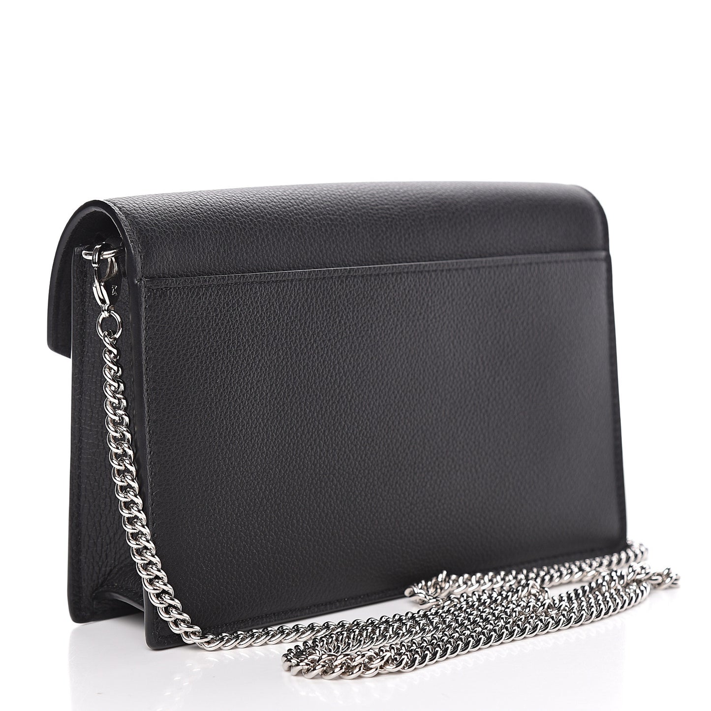 Soft Calfskin My Lockme Chain Pochette Black
