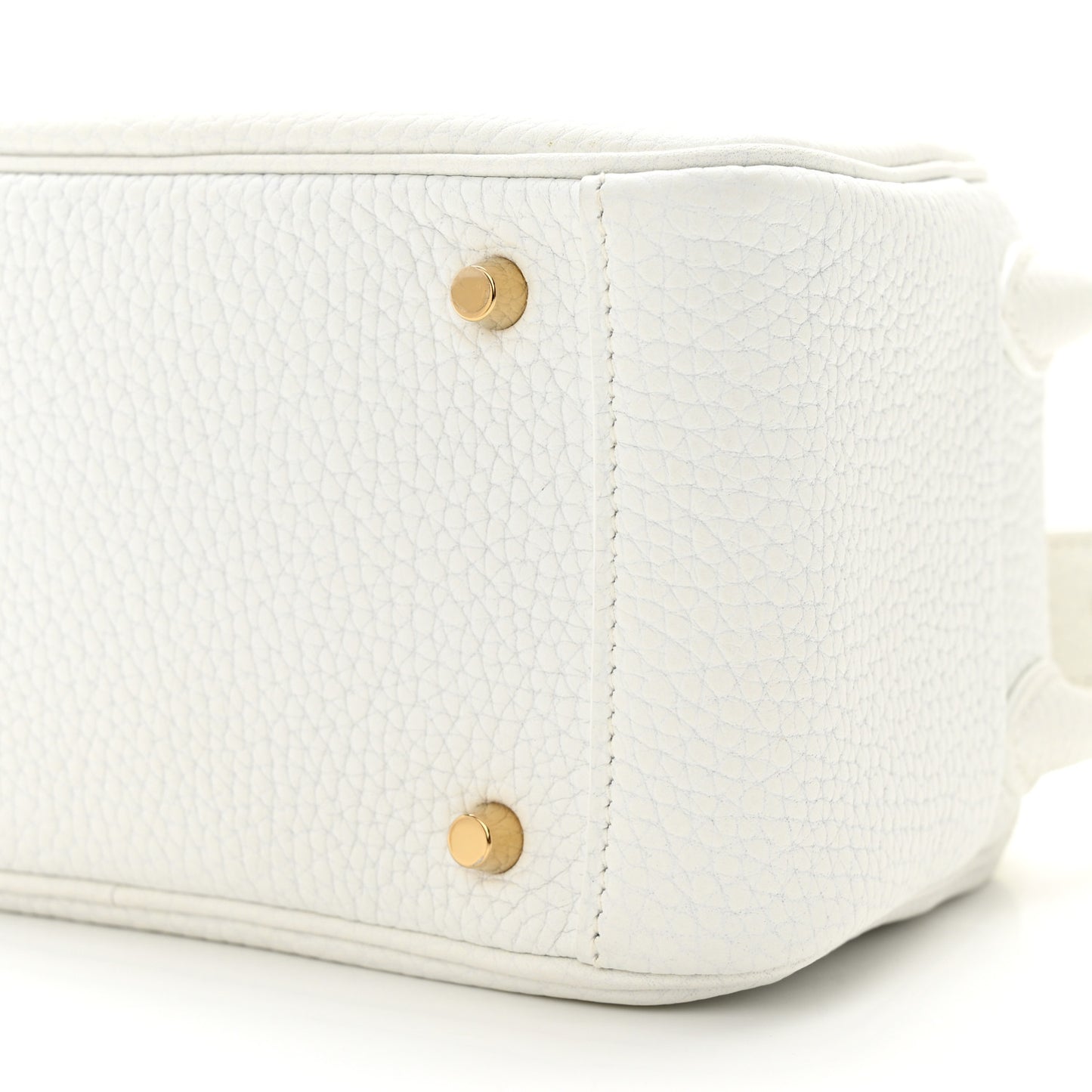 Taurillon Clemence Mini Lindy 20 New White
