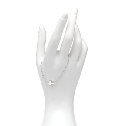 Tiffany Sterling Silver T Two Single Chain Bracelet 2 of 6