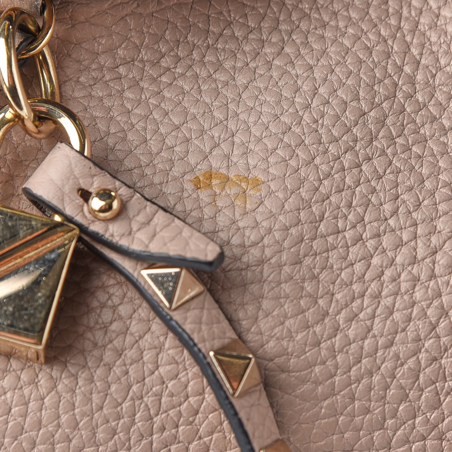 Valentino Garavani Pebbled Calfskin Rockstud Drawstring Backpack Poudre 7 of 13