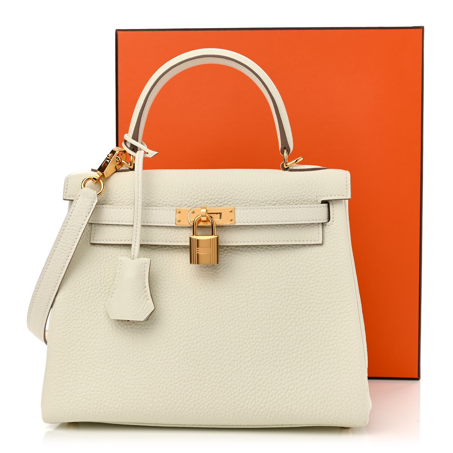 Hermes Togo Kelly Retourne 25 Mushroom 11 of 11