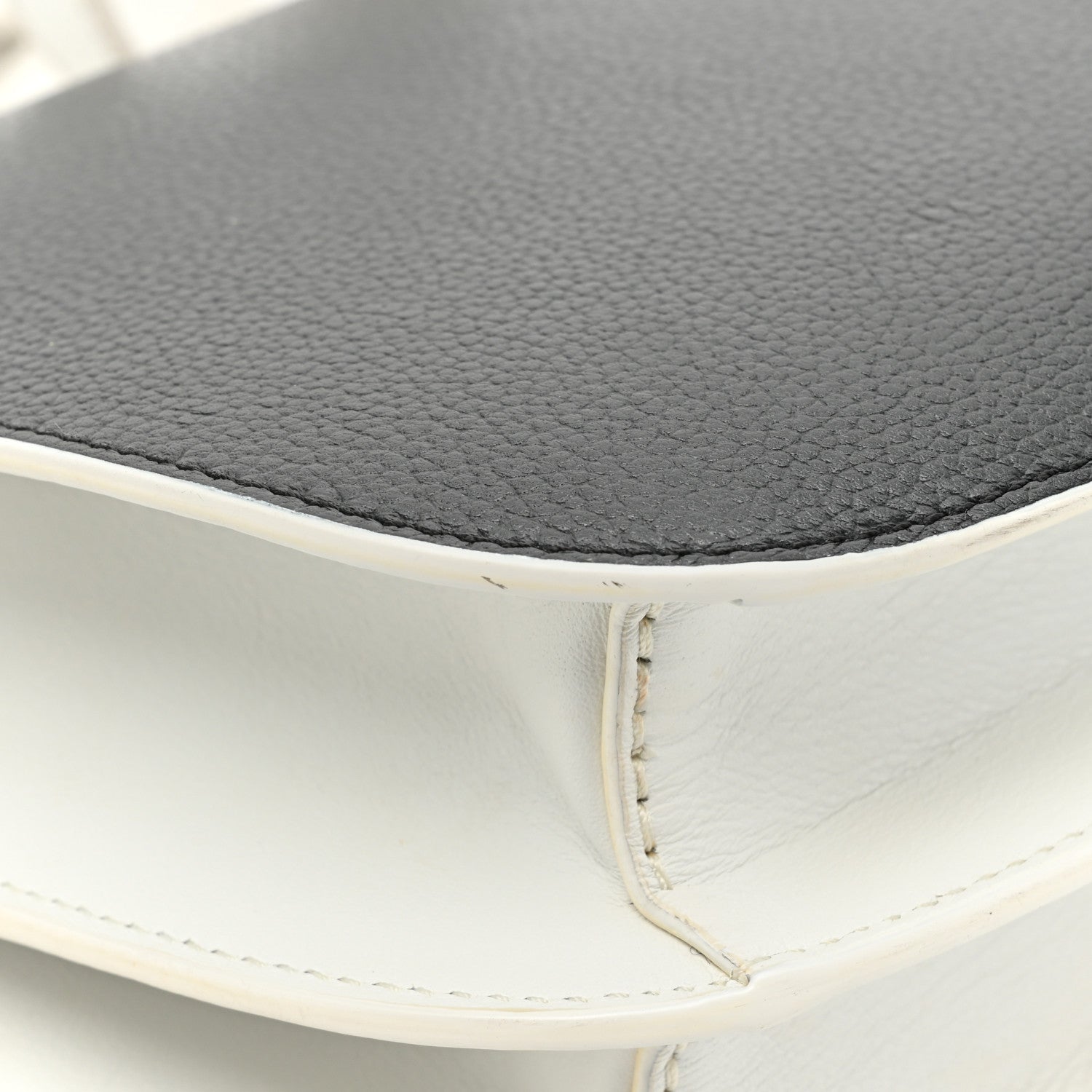 MCM Visetos Calfskin Small Patricia Crossbody Bag Cognac White Black 15 of 16