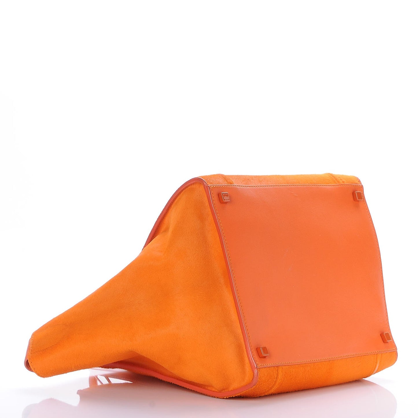 Pony Hair Medium Phantom Luggage Orange