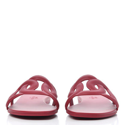 Hermes Rubber Aloha Sandals 38 Rose Baie 2 of 9