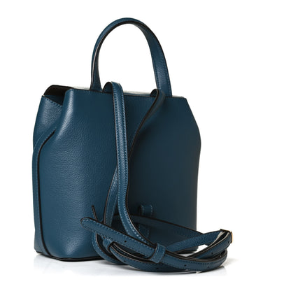 Mulberry Classic Grain Calfskin Mini Bayswater Backpack Deep Sea 4 of 12