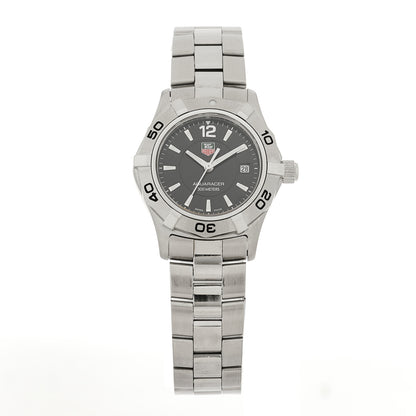 Tag Heuer Stainless Steel 27mm Aquaracer Lady Quartz Watch Black WAF1410 1 of 4
