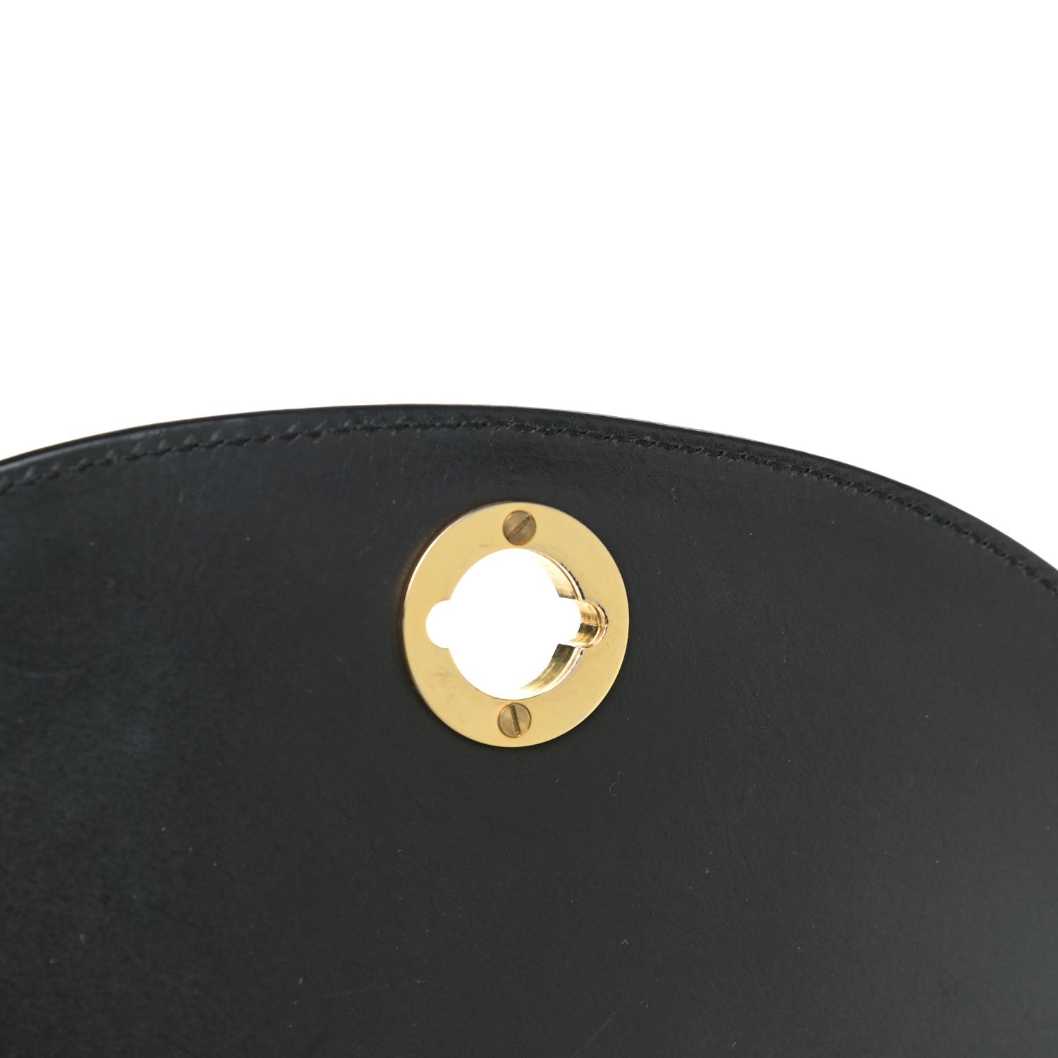 Mansur Gavriel Calfskin Saddle Crossbody Bag Black 12 of 19