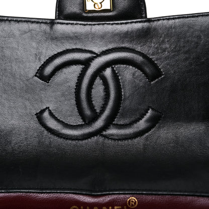 Chanel Lambskin Quilted Medium Single Flap Black 14 of 22