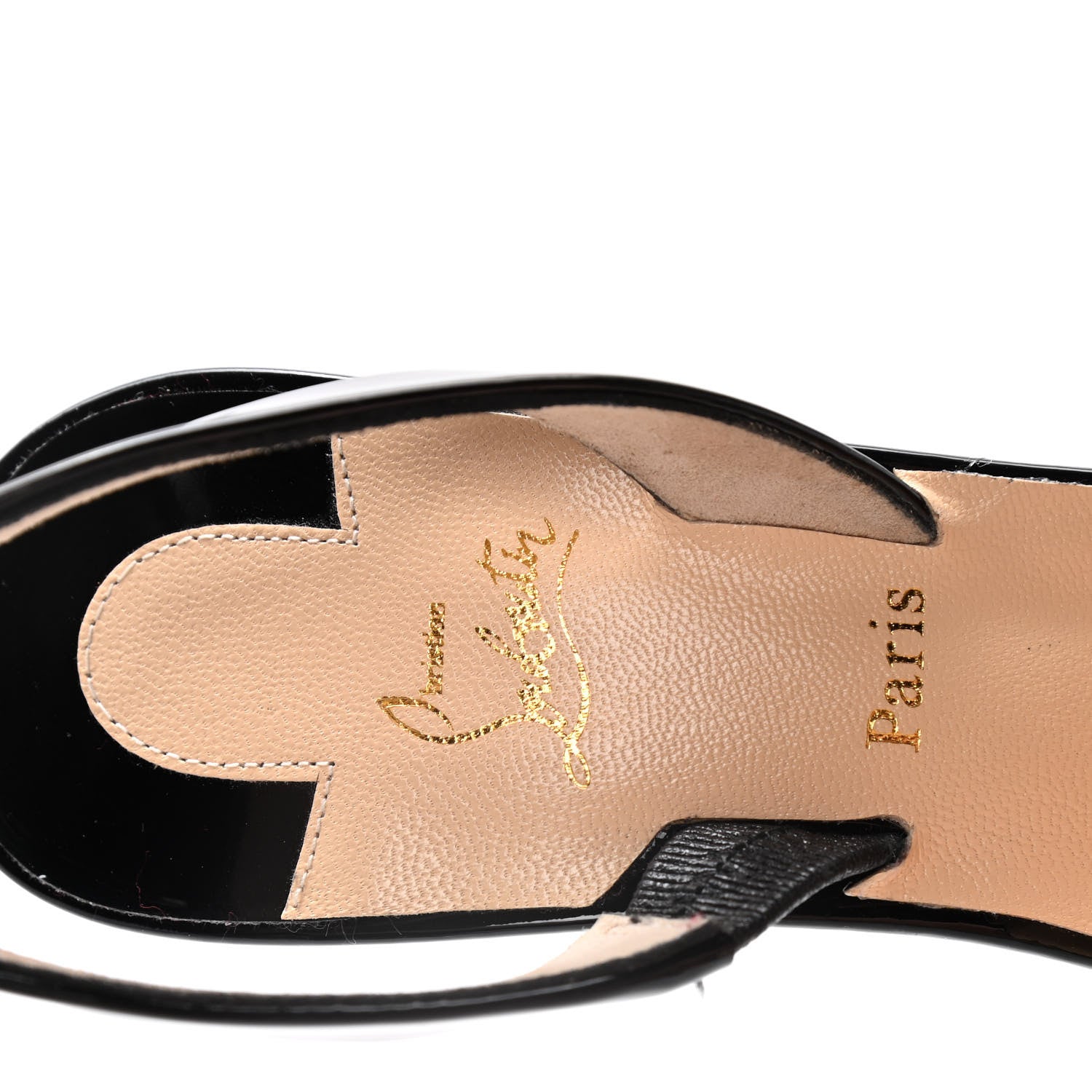 Christian Louboutin Patent Actina 100 Pumps 39 Black 9 of 14