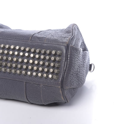 Alexander Wang Pebbled Lambskin Rocco Tundra Silver Hardware 10 of 12