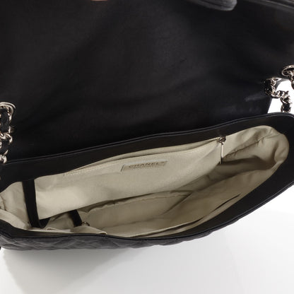 Chanel Washed Lambskin Quilted Maxi Chain Around Flap Black 7 of 7