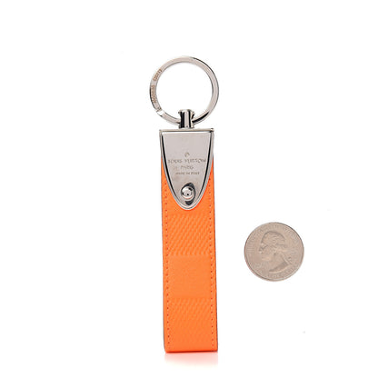 Louis Vuitton Damier Infini Dragonne LV Key Holder Orange 2 of 4