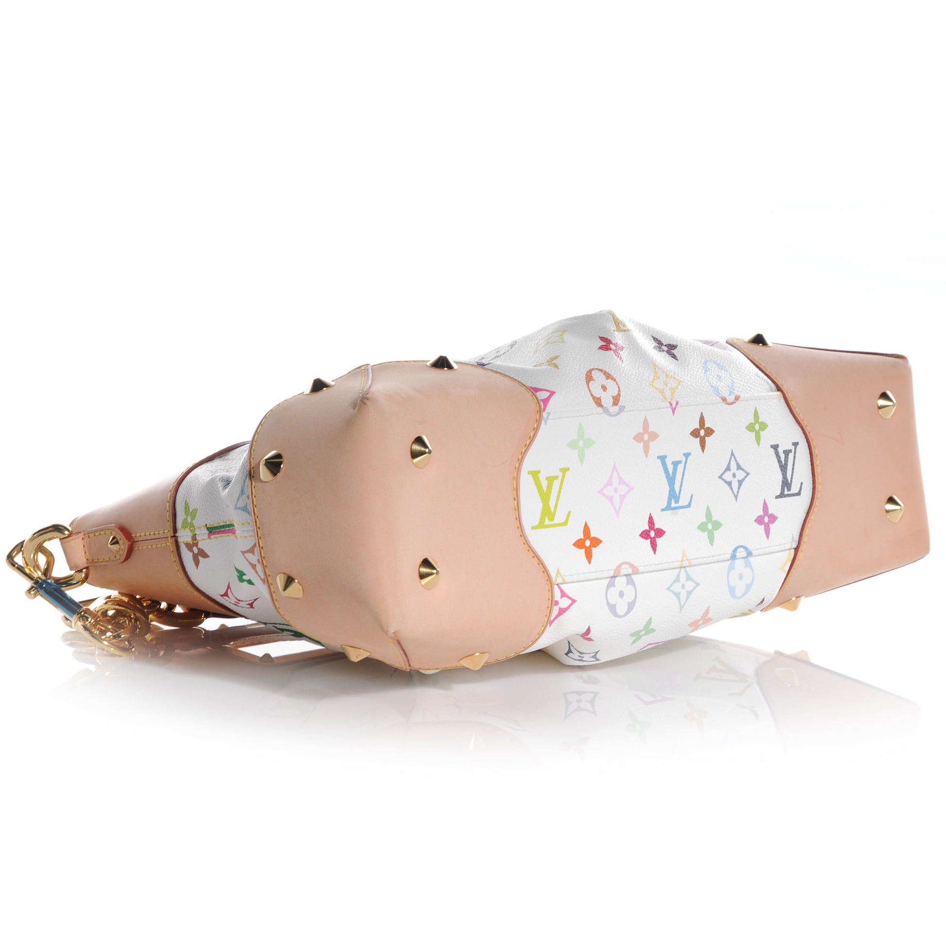 Louis Vuitton Monogram Multicolor Judy MM White 4 of 7