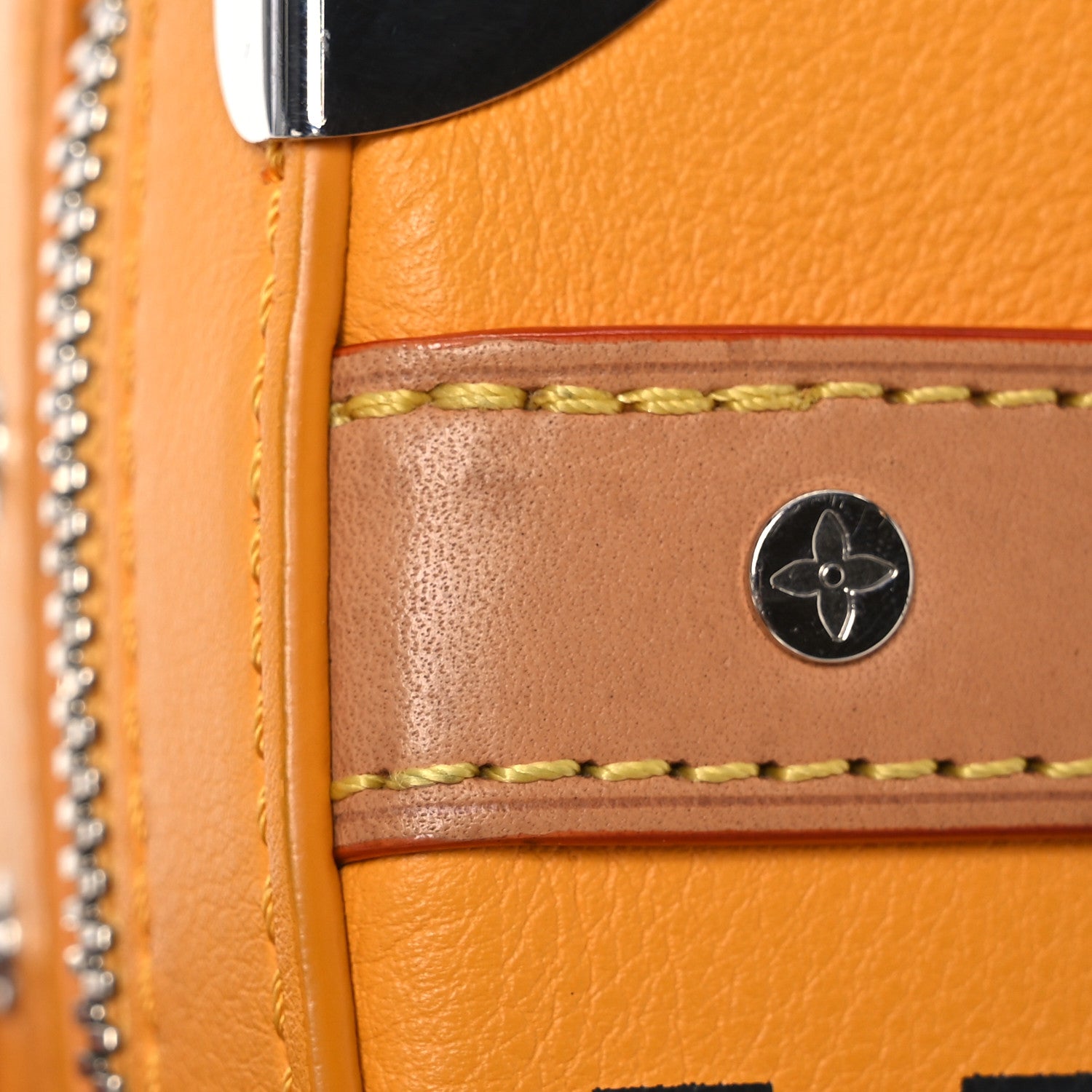 Louis Vuitton Calfskin Soft Trunk Saffron 16 of 21