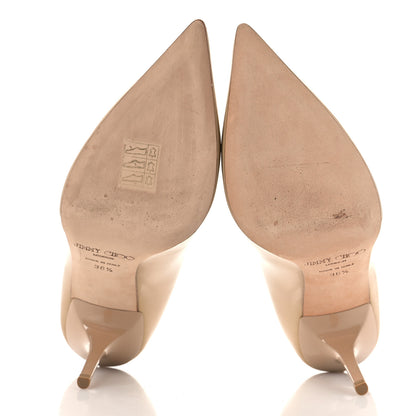 Jimmy Choo Patent Agnes 85 Pumps 36.5 Nude 6 of 9