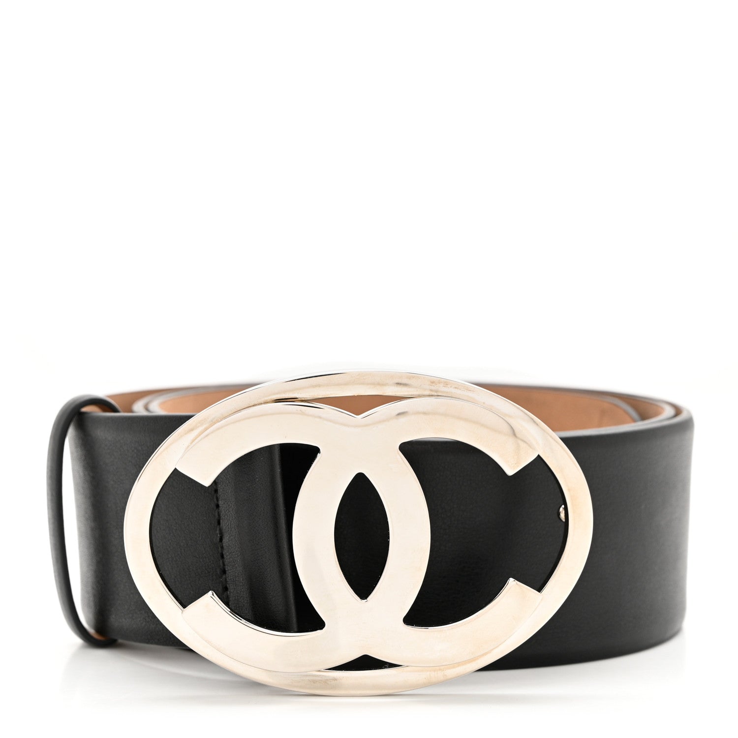 Chanel Calfskin CC Belt 90 36 Black 1 of 7