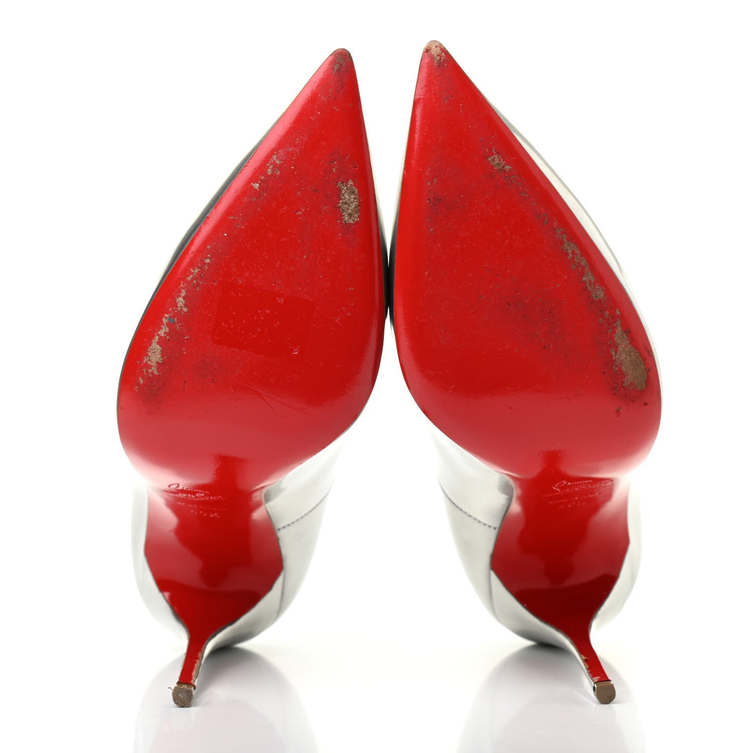 Christian Louboutin Metallic Calfskin So Kate 120 Pumps 40.5 Silver 5 of 11