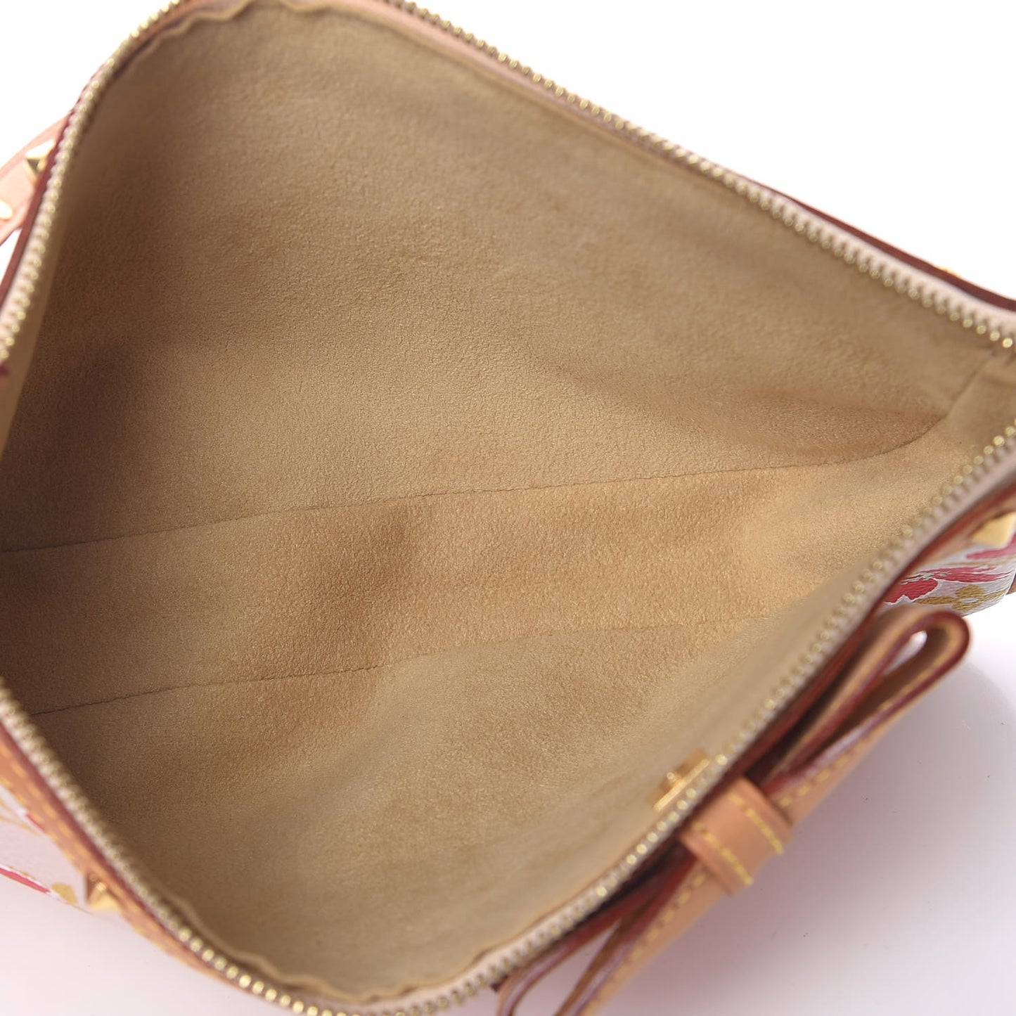 Monogram Cherry Blossom Pochette Accessories Red