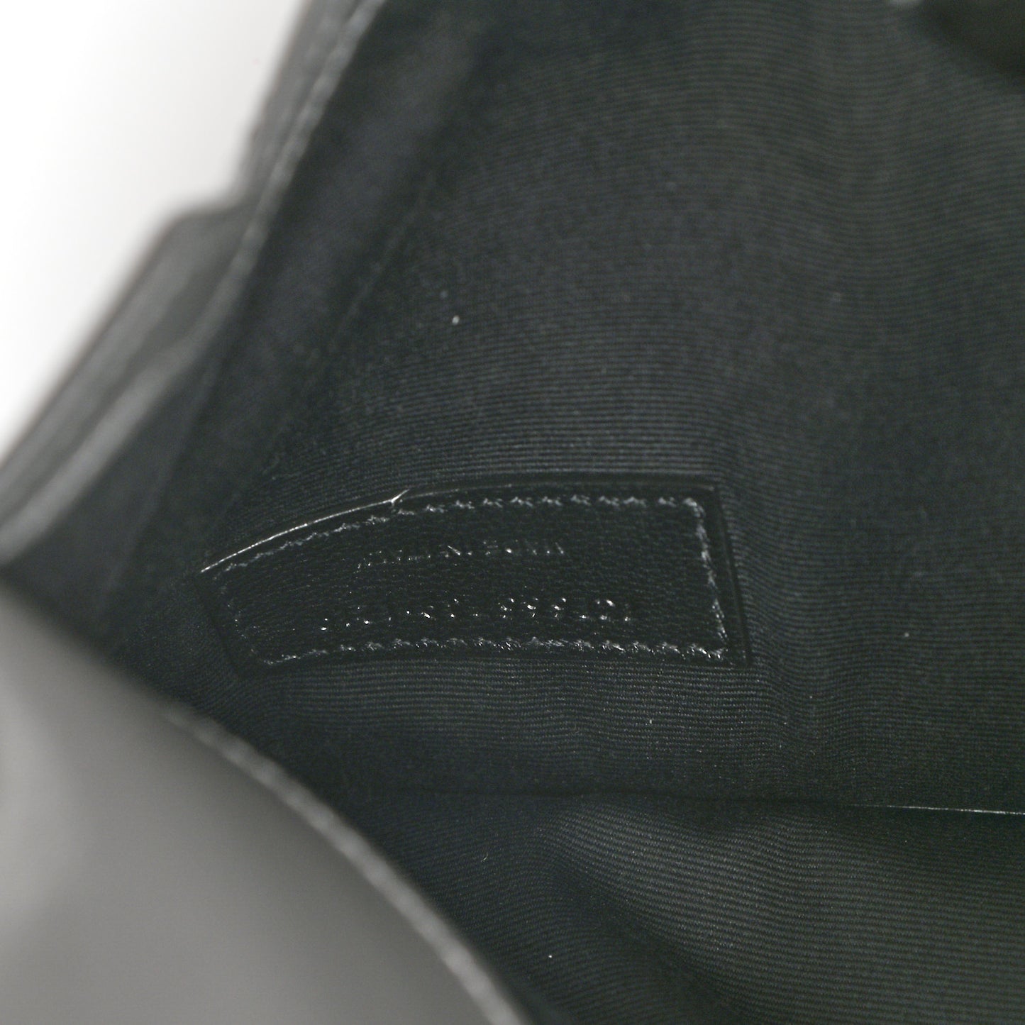 Smooth Shiny Calfskin Uptown Pouch Storm