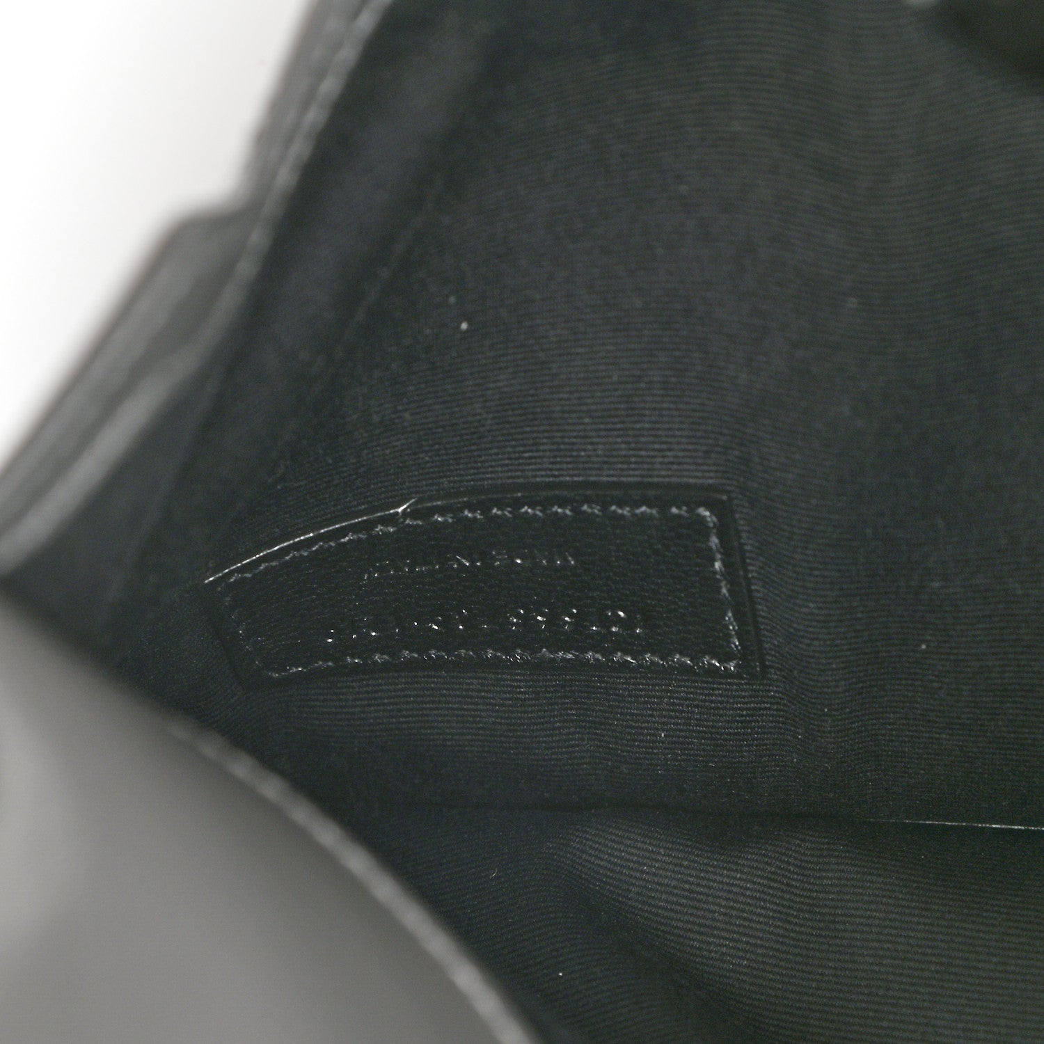 Saint Laurent Smooth Shiny Calfskin Uptown Pouch Storm 7 of 7