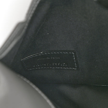 Saint Laurent Smooth Shiny Calfskin Uptown Pouch Storm 7 of 7
