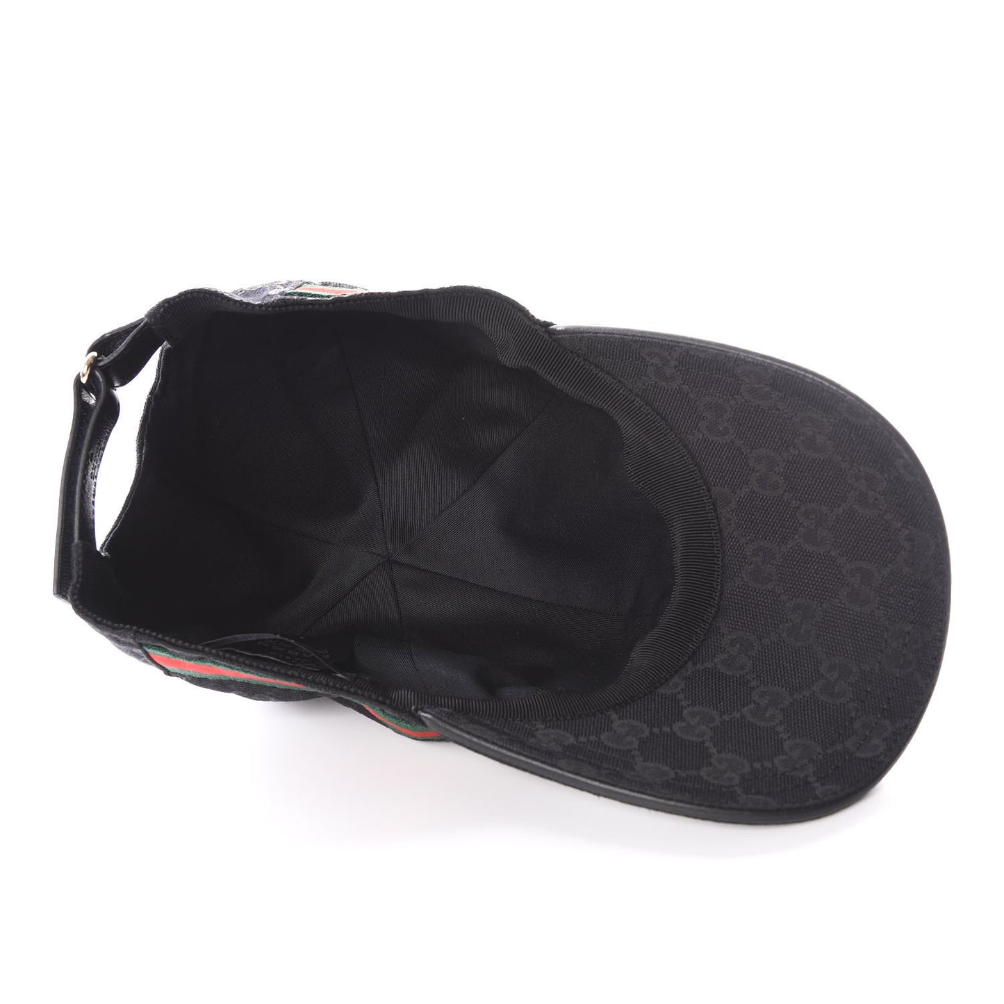 Monogram Web Baseball Hat L Black