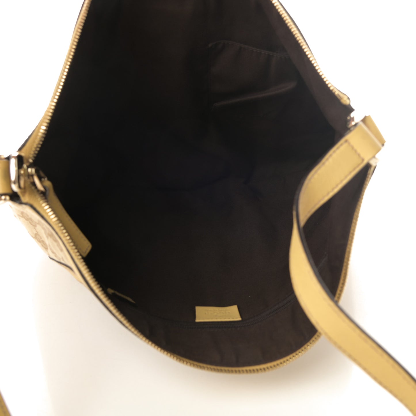 Monogram Large D Gold Ring Messenger Beige