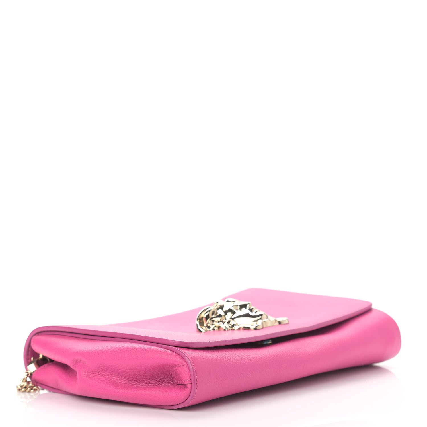 Versace Grained Calfskin Palazzo Chain Evening Bag Pink 4 of 11