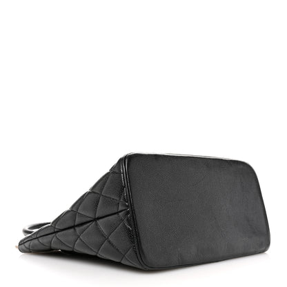 Chanel Caviar Quilted Medallion Tote Black 4 of 13