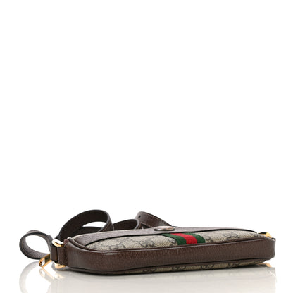 Gucci GG Supreme Monogram Web Mini Ophidia GG Bag Brown 4 of 9