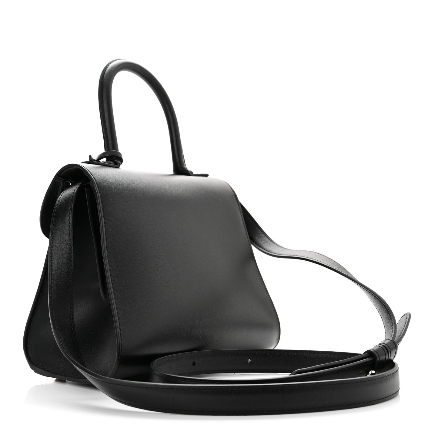 Box Calfskin Mini Brillant Satchel Black