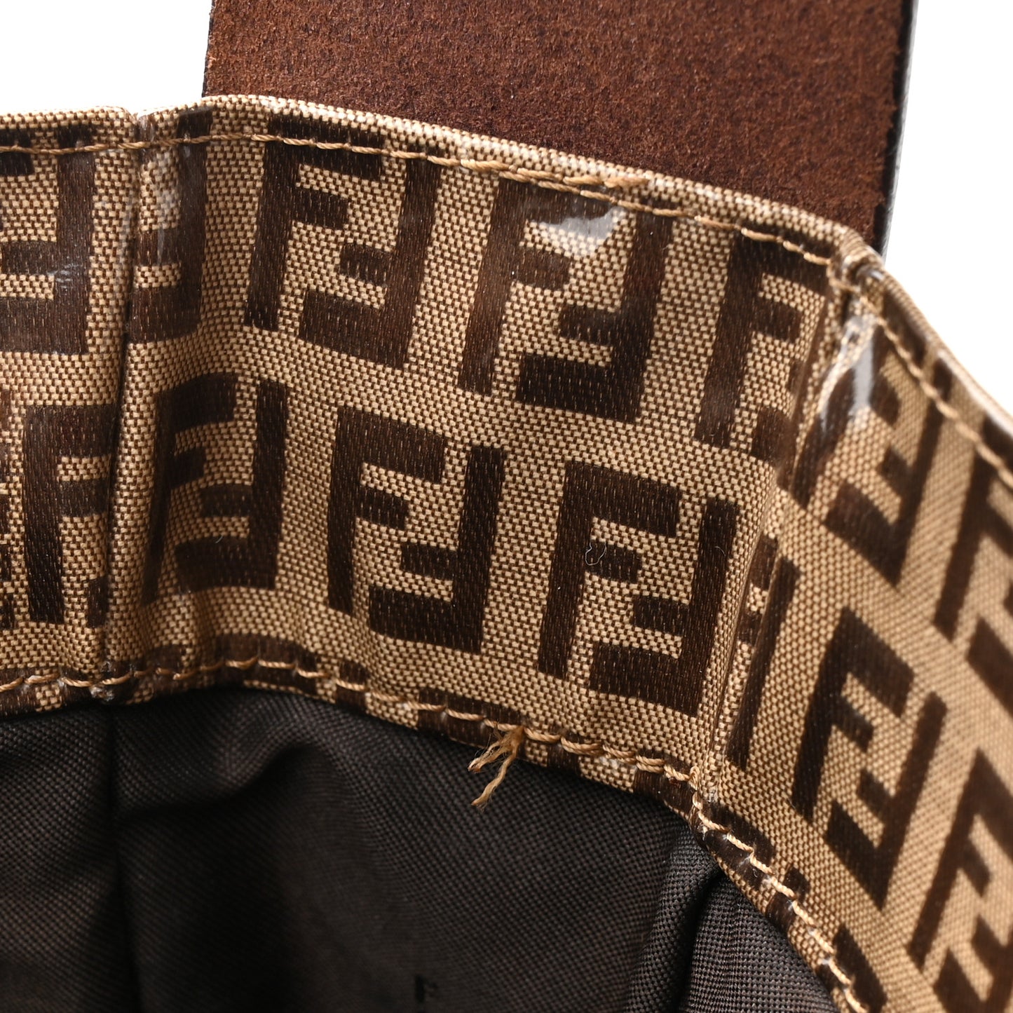 Vinyl Zucchino Shoulder Bag Tobacco