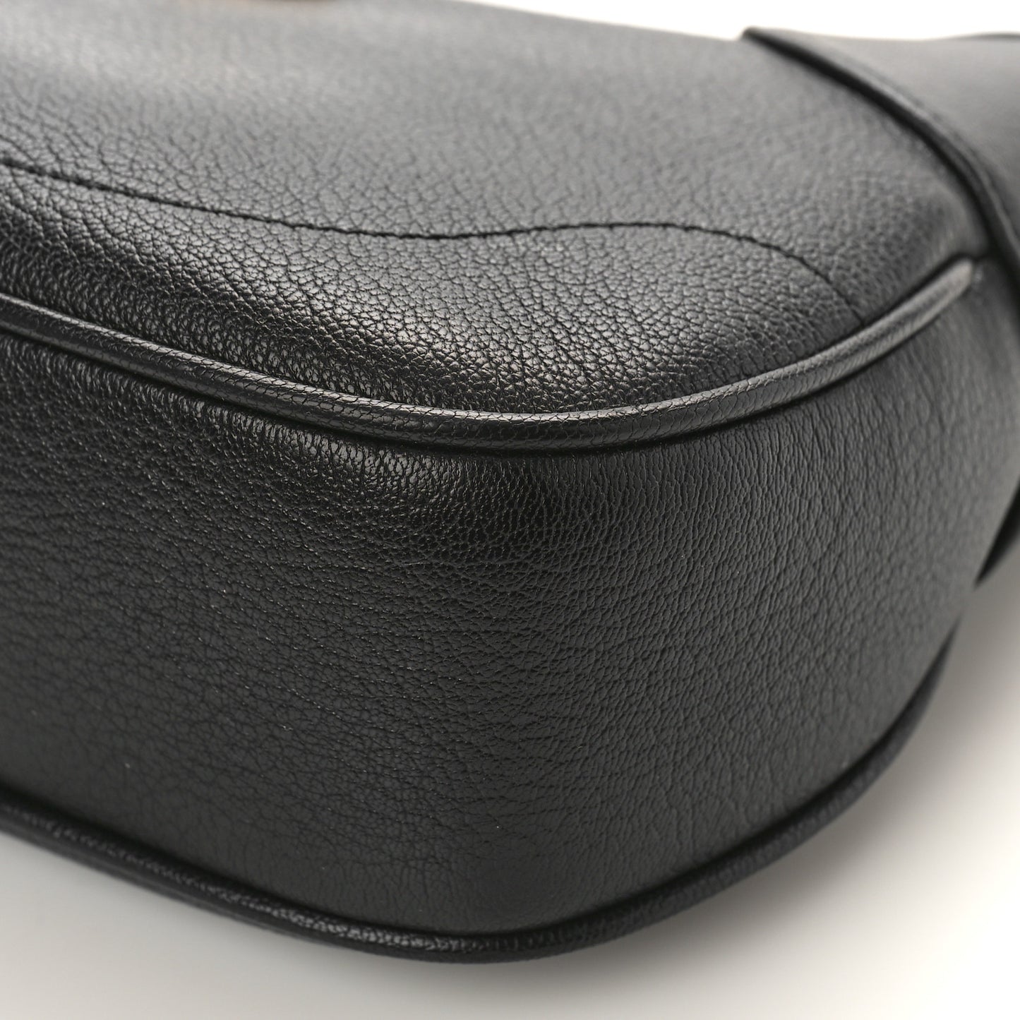 Goatskin Small Aphrodite Shoulder Bag Black