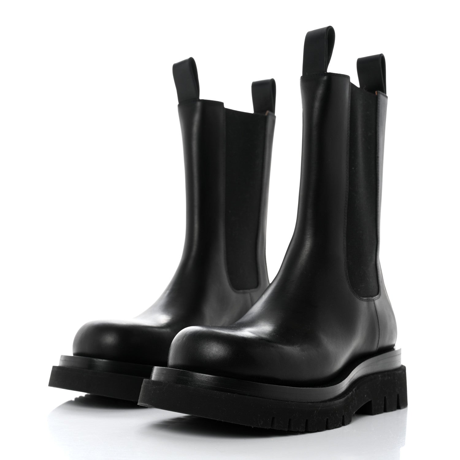 Bottega Veneta Calfskin The Lug Chelsea 55mm Boots 38 Black 3 of 9