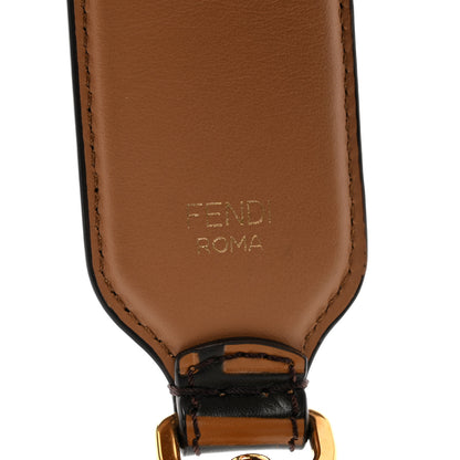Fendi Vitello Century Bi-Color FF 1974 Embossed Strap You Maya Black 3 of 4