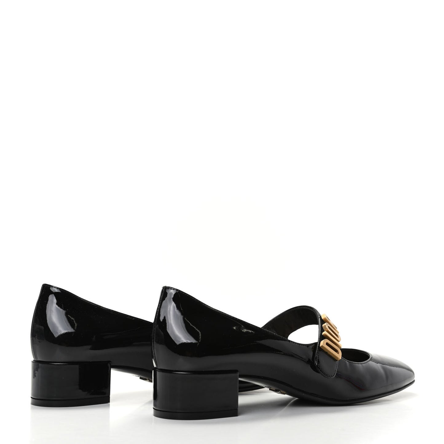 Patent Baby-D Ballet Pumps 39.5 Black