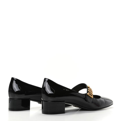 Christian Dior Patent Baby-D Ballet Pumps 39.5 Black 4 of 9