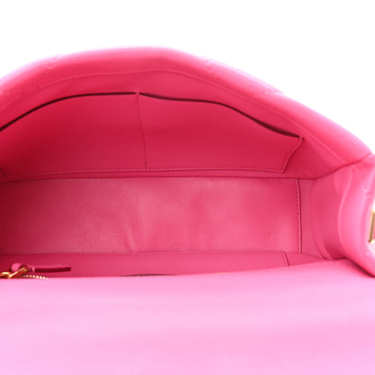 Valentino Garavani Nappa Enamel Large Roman Stud Shoulder Bag Feminine Pink 5 of 9