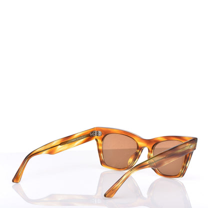 Celine Acetate Cat Eye Sunglasses CL 40052U Havana 4 of 6