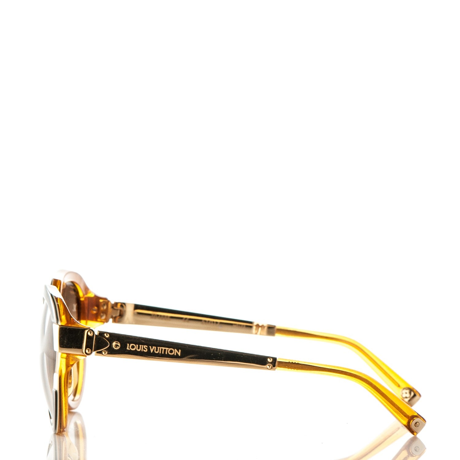 Louis Vuitton Petit Soupcon Cat Eye Sunglasses Z0488E Brown 3 of 6