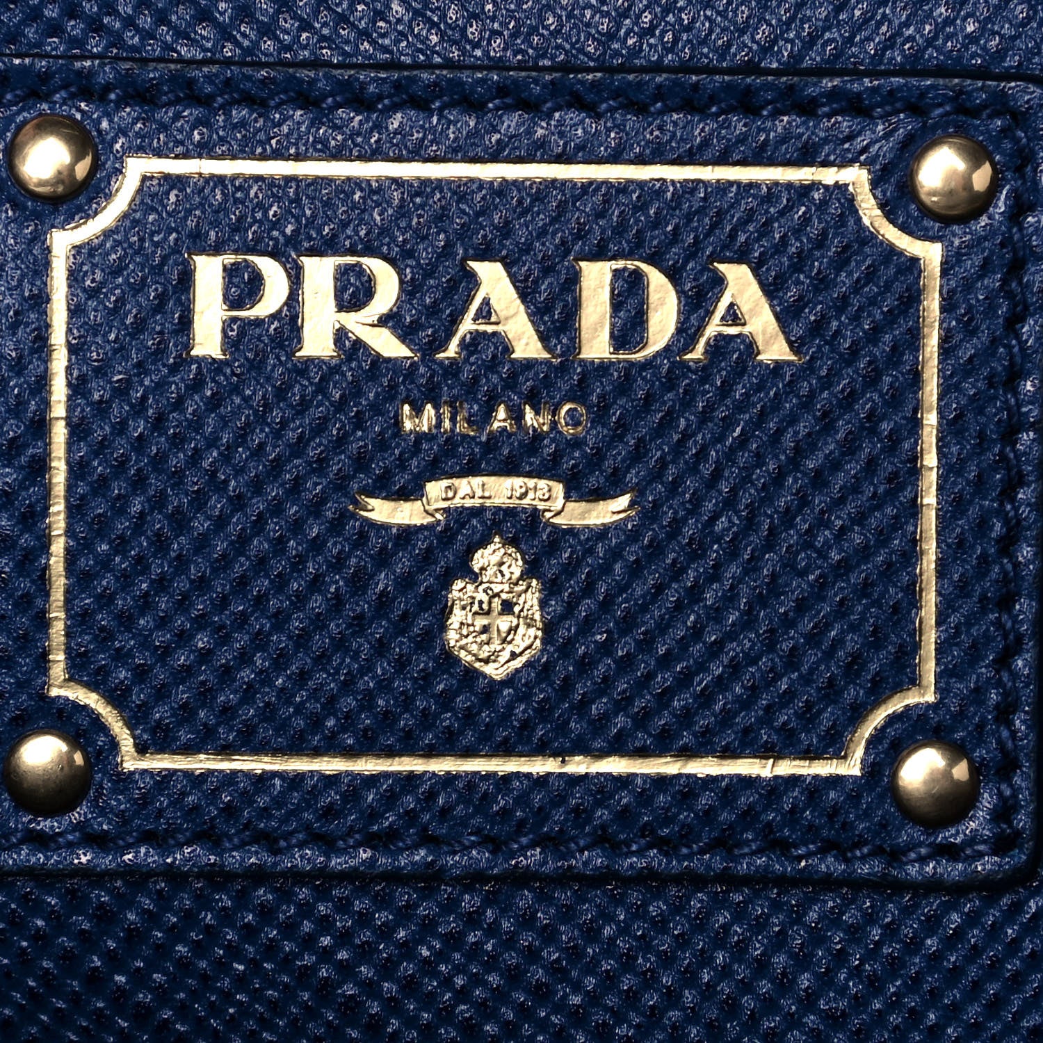 Prada Canapa Saffiano Cuir Tote Corda Bluette 5 of 9