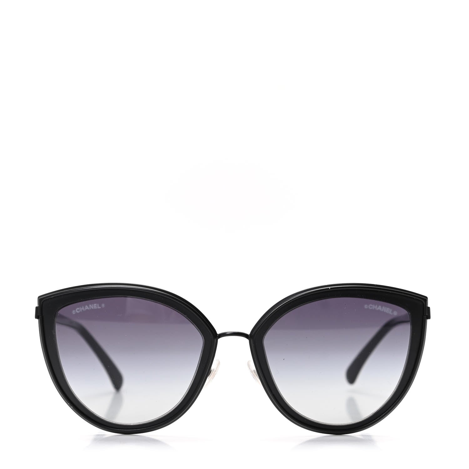 Chanel Cat Eye Sunglasses 4222 Black 2 of 8