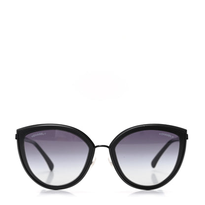 Chanel Cat Eye Sunglasses 4222 Black 2 of 8