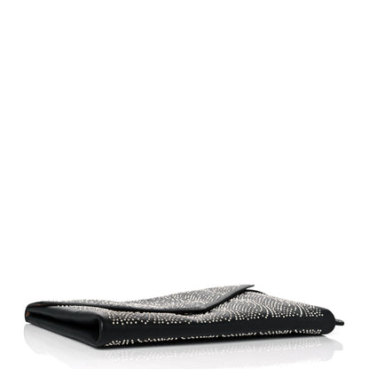 Alaia Calfskin Studded Envelope Clutch Black 4 of 8