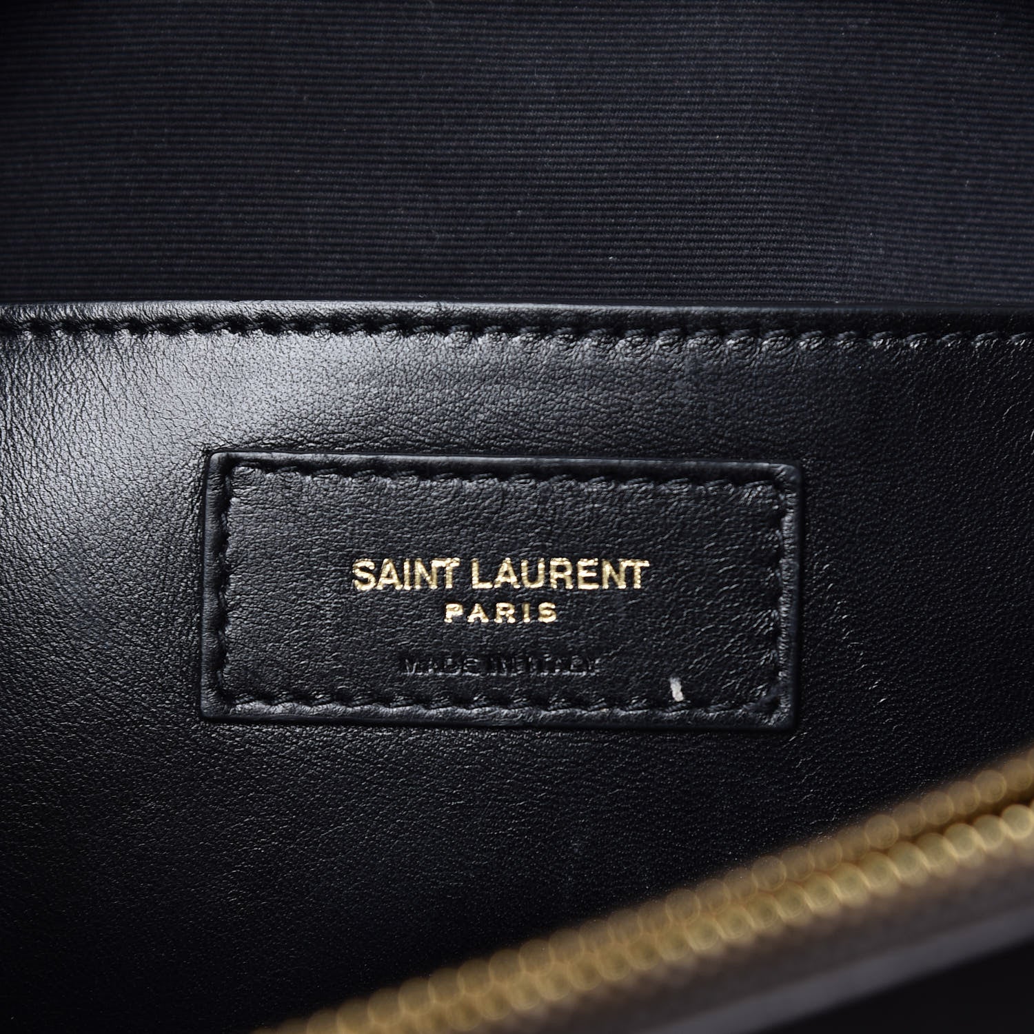 Saint Laurent Sheepskin Suede Matelasse Chevron Monogram Large College Satchel Earth 7 of 10