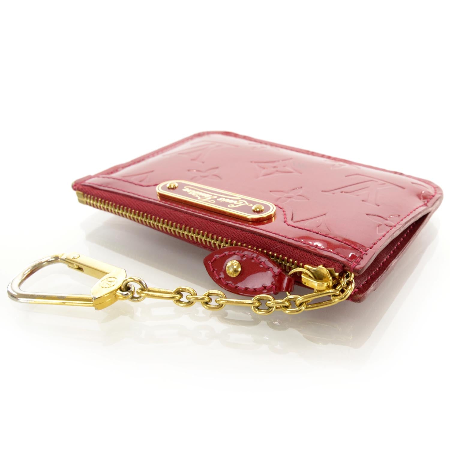 Louis Vuitton Vernis Key Pouch Pomme D'Amour 3 of 7