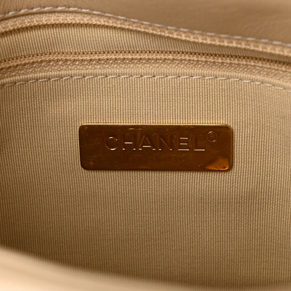 Chanel Lambskin Quilted Medium Chanel 19 Flap Beige 5 of 11