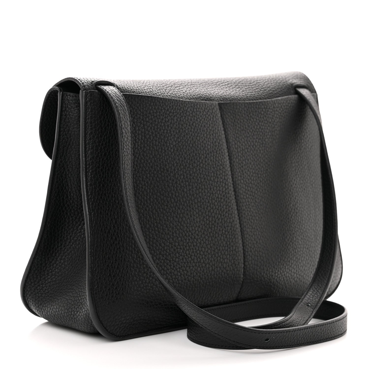 Hermes Taurillon Clemence Halzan 31 GM Black 3 of 10